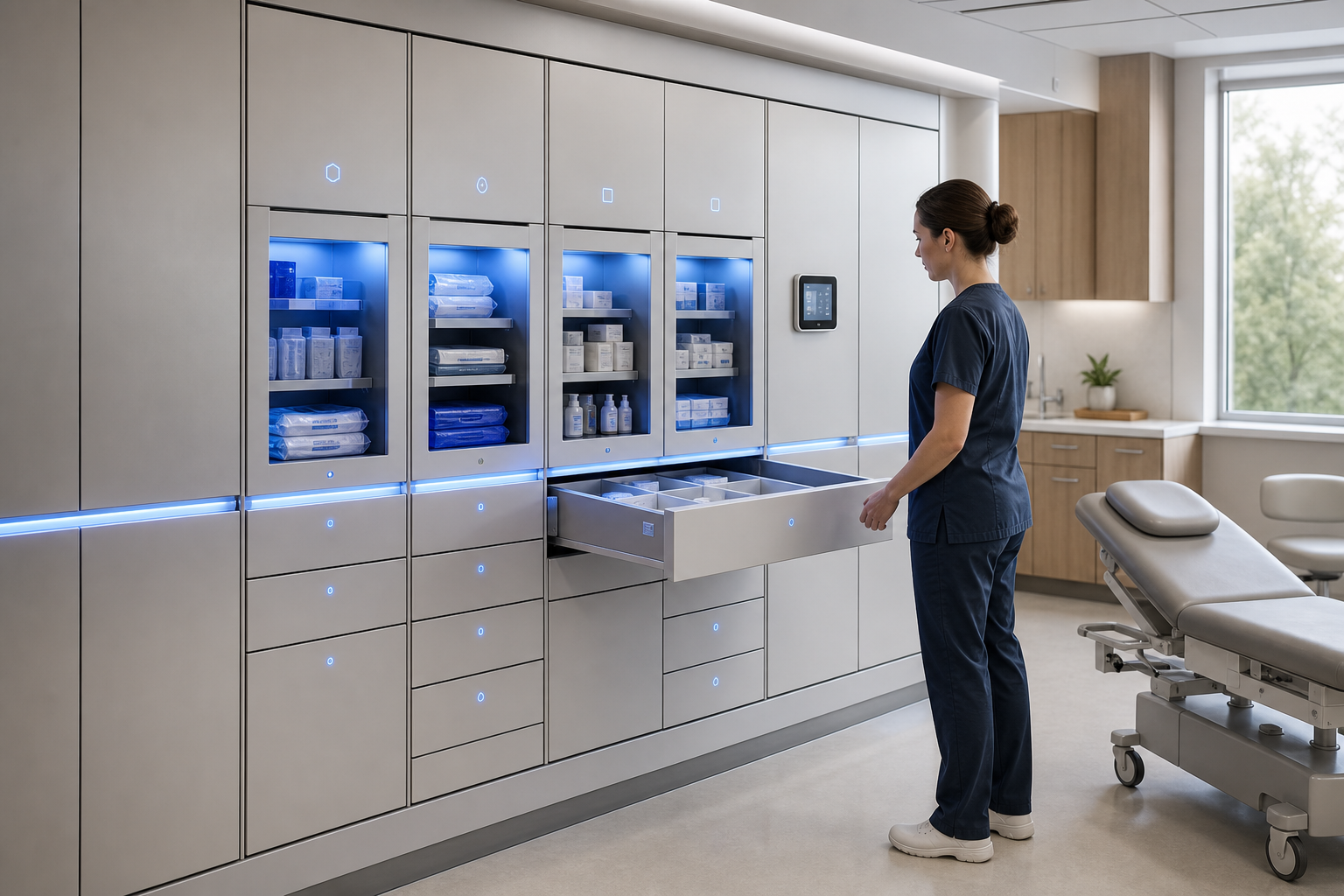 NovaAxial automated clinical cabinetry concept