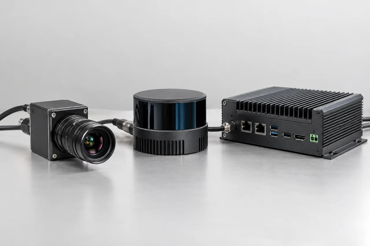 Vision, navigation & sensing context hardware arrangement