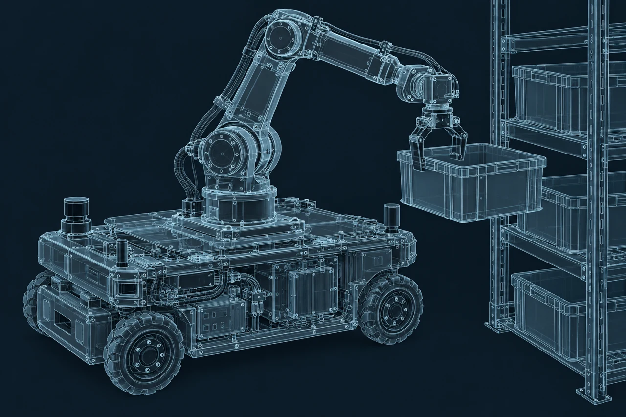 Mobile platform exterior wireframe